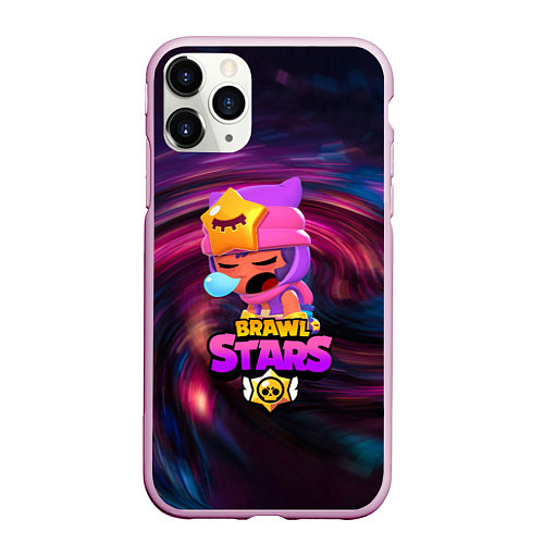 Чехол iPhone 11 Pro матовый BRAWL STARS SANDY / 3D-Розовый – фото 1