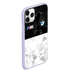 Чехол iPhone 11 Pro матовый BMW M SPORT, цвет: 3D-светло-сиреневый — фото 2