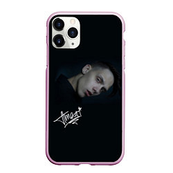 Чехол iPhone 11 Pro матовый Тима Белорусских, цвет: 3D-розовый