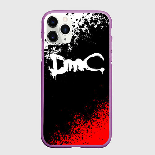 Чехол iPhone 11 Pro матовый DEVIL MAY CRY DMC / 3D-Фиолетовый – фото 1