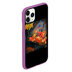 Чехол iPhone 11 Pro матовый Ария, цвет: 3D-фиолетовый — фото 2
