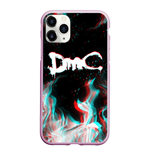 Чехол iPhone 11 Pro матовый DEVIL MAY CRY DMC / 3D-Розовый – фото 1