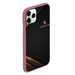 Чехол iPhone 11 Pro матовый PORSCHE, цвет: 3D-малиновый — фото 2