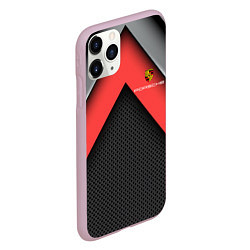 Чехол iPhone 11 Pro матовый PORSCHE, цвет: 3D-розовый — фото 2