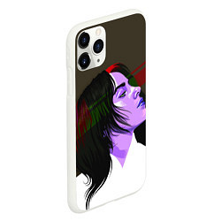 Чехол iPhone 11 Pro матовый ALL THE GOOD GIRLS GO TO HELL, цвет: 3D-белый — фото 2