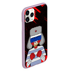 Чехол iPhone 11 Pro матовый CountryHumans, цвет: 3D-сиреневый — фото 2