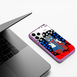 Чехол iPhone 11 Pro матовый CountryHumans, цвет: 3D-фиолетовый — фото 2