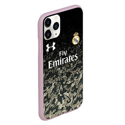 Чехол iPhone 11 Pro матовый Real Madrid, цвет: 3D-розовый — фото 2