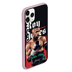 Чехол iPhone 11 Pro матовый Roy Jones, цвет: 3D-розовый — фото 2