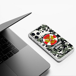 Чехол iPhone 11 Pro матовый Внутренние Войска, цвет: 3D-белый — фото 2