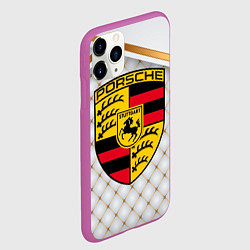 Чехол iPhone 11 Pro матовый PORSCHE, цвет: 3D-фиолетовый — фото 2
