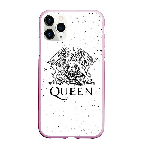 Чехол iPhone 11 Pro матовый QUEEN / 3D-Розовый – фото 1