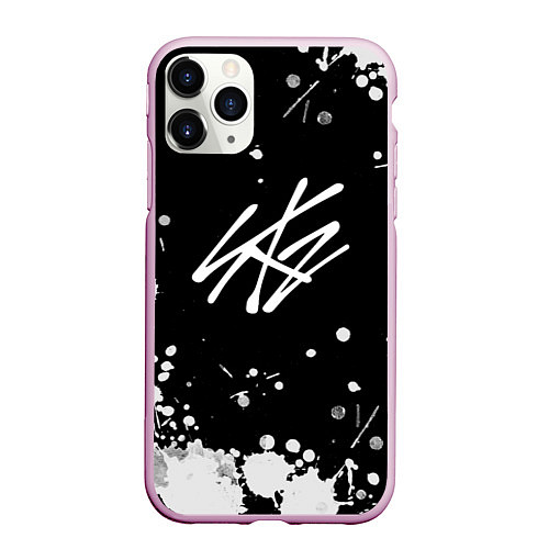 Чехол iPhone 11 Pro матовый Stray Kids / 3D-Розовый – фото 1