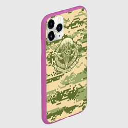 Чехол iPhone 11 Pro матовый ВДВ СССР, цвет: 3D-фиолетовый — фото 2