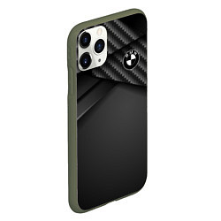 Чехол iPhone 11 Pro матовый BMW, цвет: 3D-темно-зеленый — фото 2