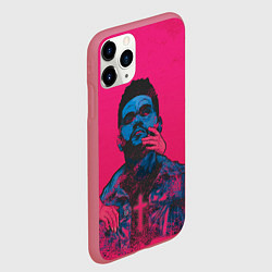 Чехол iPhone 11 Pro матовый The Weekend, цвет: 3D-малиновый — фото 2