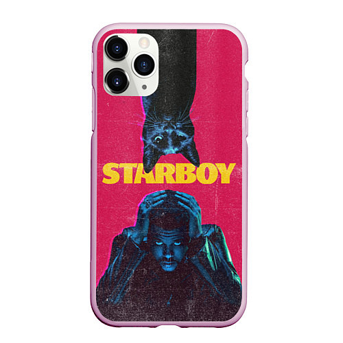 Чехол iPhone 11 Pro матовый STARBOY / 3D-Розовый – фото 1