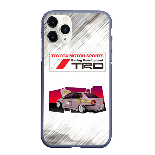 Чехол iPhone 11 Pro матовый TOYOTA / 3D-Серый – фото 1