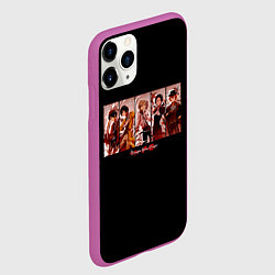 Чехол iPhone 11 Pro матовый Великий из бродячих псов, цвет: 3D-фиолетовый — фото 2