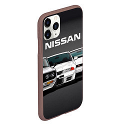 Чехол iPhone 11 Pro матовый NISSAN, цвет: 3D-коричневый — фото 2