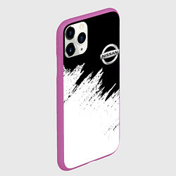 Чехол iPhone 11 Pro матовый NISSAN, цвет: 3D-фиолетовый — фото 2