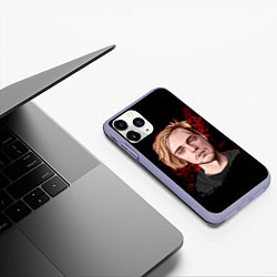 Чехол iPhone 11 Pro матовый Pyrokinesis, цвет: 3D-светло-сиреневый — фото 2