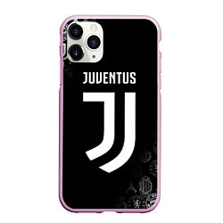 Чехол iPhone 11 Pro матовый JUVENTUS, цвет: 3D-розовый