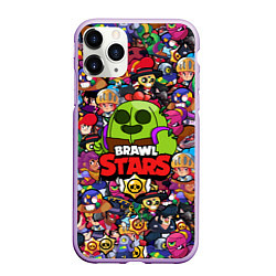 Чехол iPhone 11 Pro матовый BRAWL STARS:SPIKE