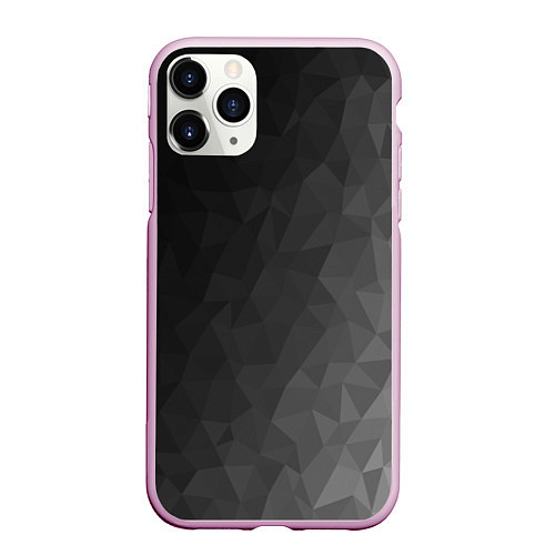 Чехол iPhone 11 Pro матовый Dark abstraction / 3D-Розовый – фото 1