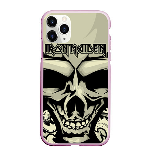 Чехол iPhone 11 Pro матовый Iron Maiden / 3D-Розовый – фото 1