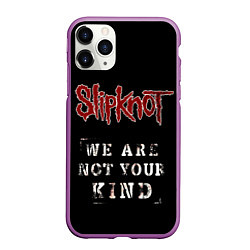 Чехол iPhone 11 Pro матовый SLIPKNOT WANYK, цвет: 3D-фиолетовый