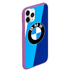 Чехол iPhone 11 Pro матовый BMW, цвет: 3D-фиолетовый — фото 2