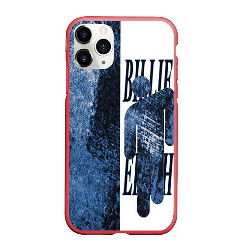 Чехол iPhone 11 Pro матовый Billie eilish / 3D-Красный – фото 1