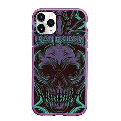 Чехол iPhone 11 Pro матовый Iron Maiden, цвет: 3D-фиолетовый