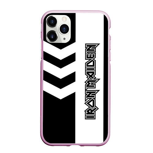 Чехол iPhone 11 Pro матовый Iron Maiden / 3D-Розовый – фото 1