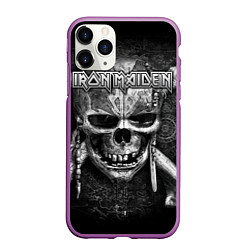 Чехол iPhone 11 Pro матовый Iron Maiden, цвет: 3D-фиолетовый