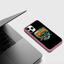 Чехол iPhone 11 Pro матовый Без права на славу во славу державы, цвет: 3D-малиновый — фото 2