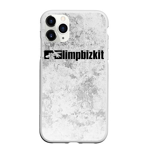 Чехол iPhone 11 Pro матовый LIMP BIZKIT / 3D-Белый – фото 1