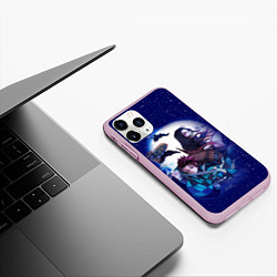 Чехол iPhone 11 Pro матовый KIMETSU NO YAIBA, цвет: 3D-розовый — фото 2