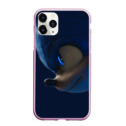 Чехол iPhone 11 Pro матовый SONIC, цвет: 3D-розовый