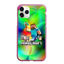 Чехол iPhone 11 Pro матовый MINECRAFT