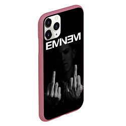 Чехол iPhone 11 Pro матовый EMINEM, цвет: 3D-малиновый — фото 2