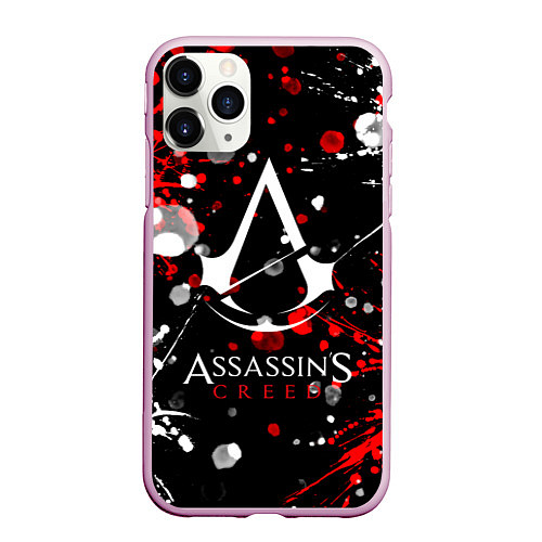 Чехол iPhone 11 Pro матовый ASSASSIN'S CREED / 3D-Розовый – фото 1