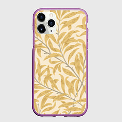 Чехол iPhone 11 Pro матовый Осенний мотив, цвет: 3D-фиолетовый