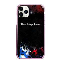 Чехол iPhone 11 Pro матовый THREE DAYS GRACE, цвет: 3D-розовый