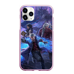 Чехол iPhone 11 Pro матовый DEVIL MAY CRY, цвет: 3D-розовый