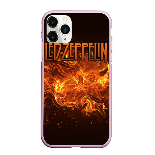 Чехол iPhone 11 Pro матовый Led Zeppelin / 3D-Розовый – фото 1