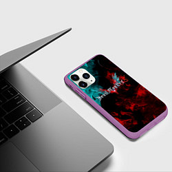 Чехол iPhone 11 Pro матовый DEVIL MAY CRY, цвет: 3D-фиолетовый — фото 2