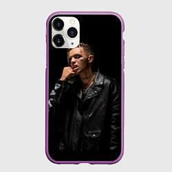 Чехол iPhone 11 Pro матовый Элджей, цвет: 3D-фиолетовый