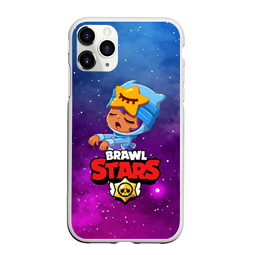 Чехол iPhone 11 Pro матовый BRAWL STARS SANDY / 3D-Белый – фото 1